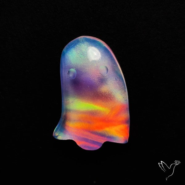 Aurora Opal Doublet Ghost Carving