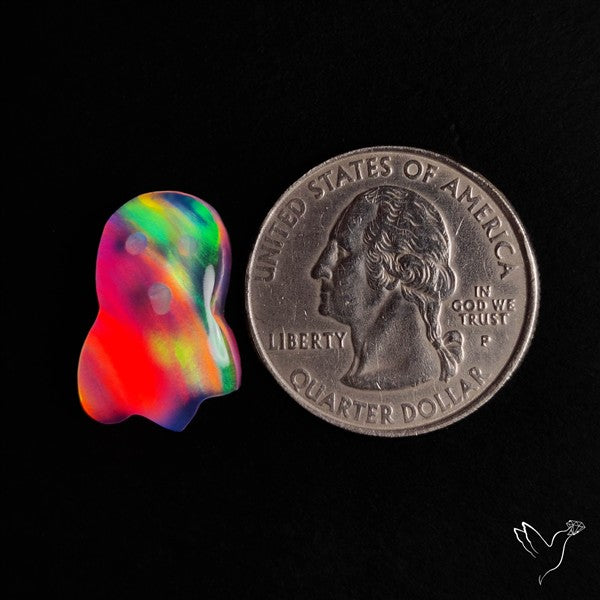 Aurora Opal Doublet Ghost Carving