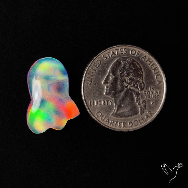 Aurora Opal Doublet Ghost Carving