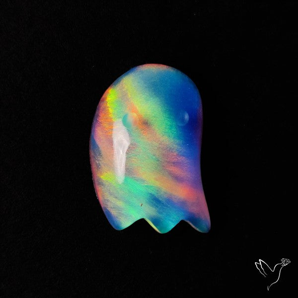 Aurora Opal Doublet Ghost Carving