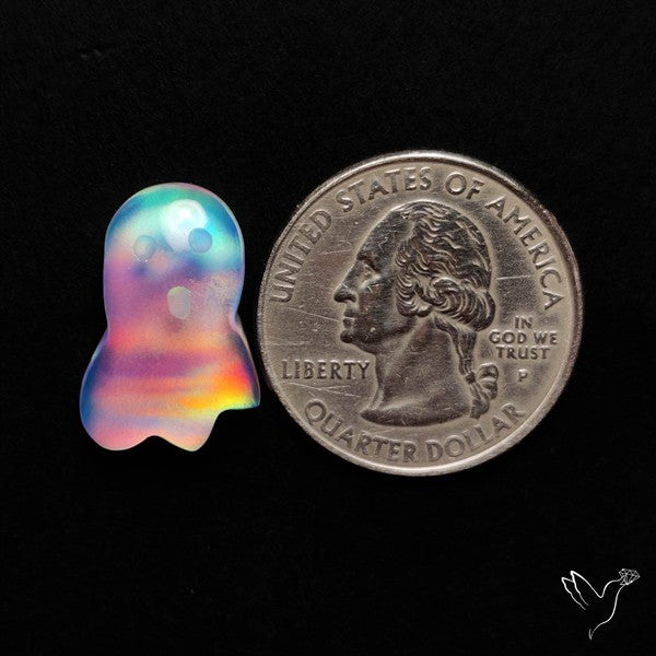 Aurora Opal Doublet Ghost Carving