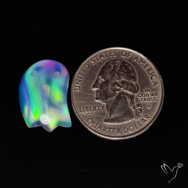 Aurora Opal Doublet Ghost Carving