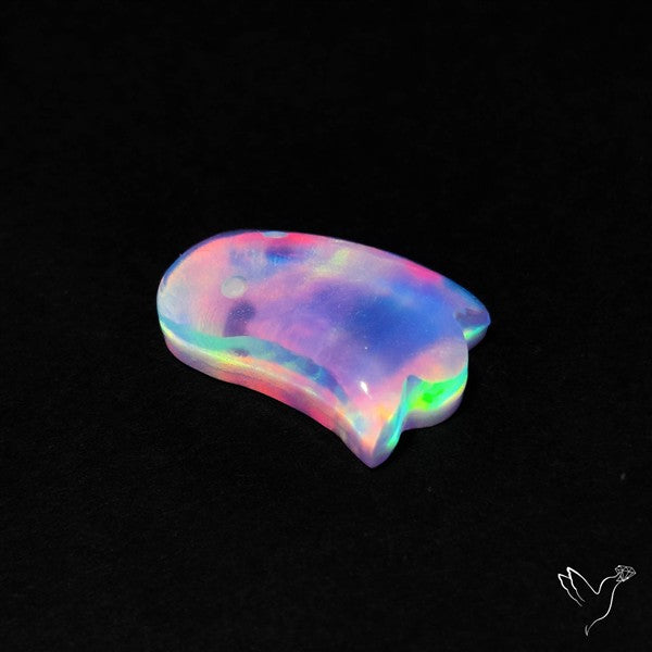 Aurora Opal Doublet Ghost Carving