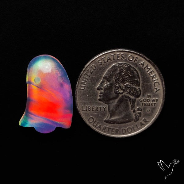 Aurora Opal Doublet Ghost Carving