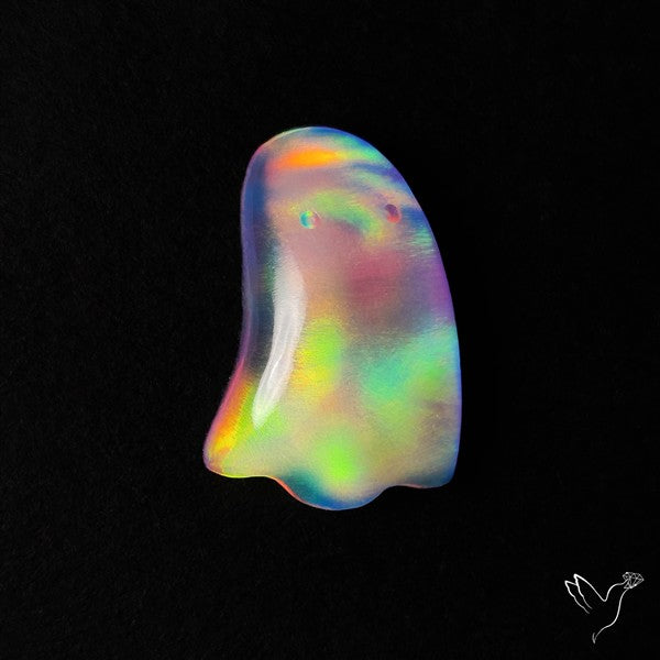 Aurora Opal Doublet Ghost Carving