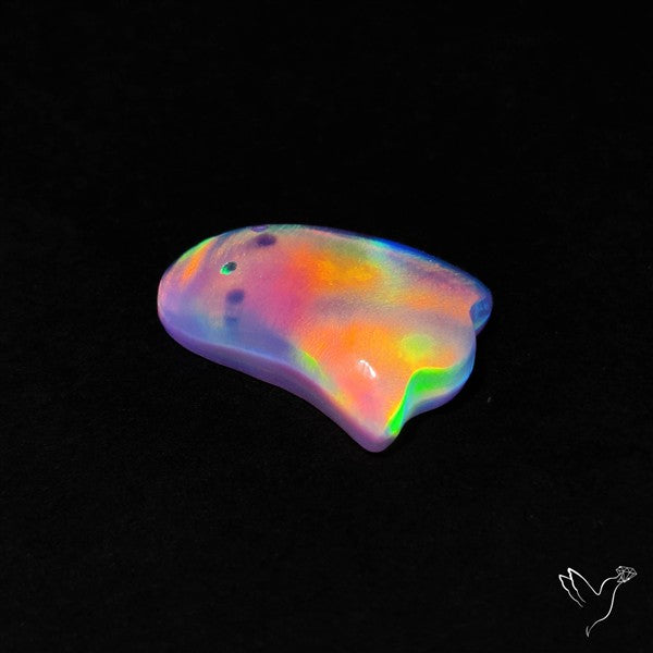 Aurora Opal Doublet Ghost Carving