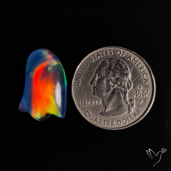 Aurora Opal Doublet Ghost Carving