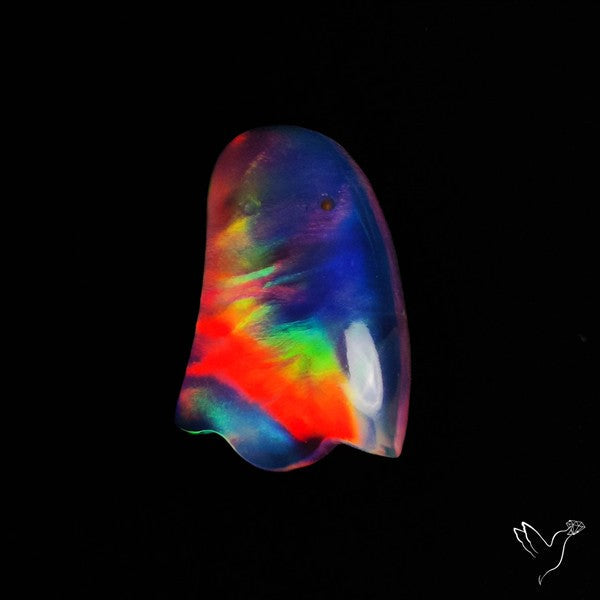 Aurora Opal Doublet Ghost Carving
