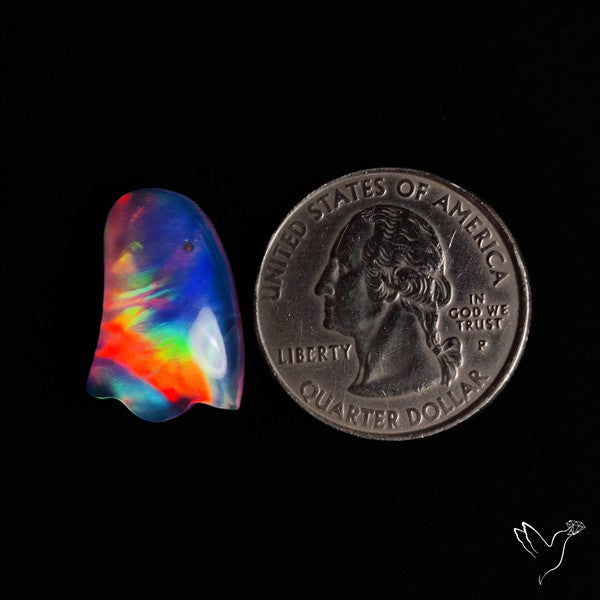 Aurora Opal Doublet Ghost Carving