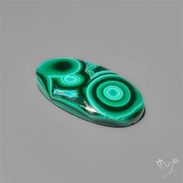 Chrysocolla In Malachite Cabochon