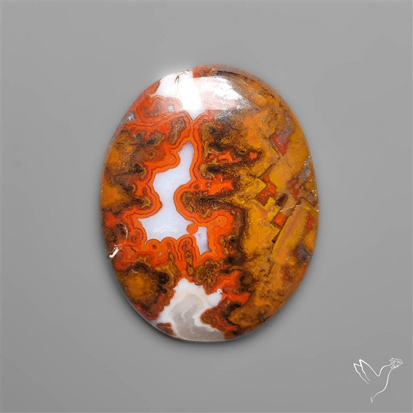 Moroccan Seam Agate Cabochon