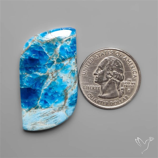 Sky Blue Apatite Cabochon