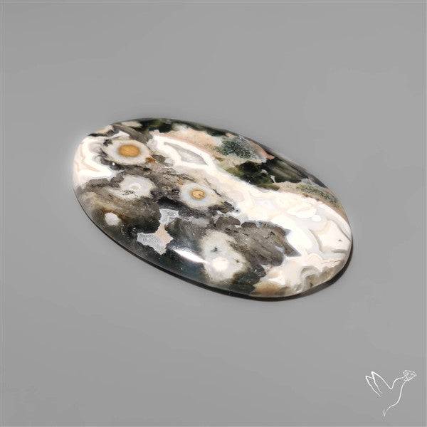 Rare Orbicular Ocean Jasper with a face pattern