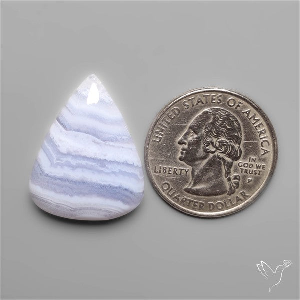 Blue Lace Agate Cabochon