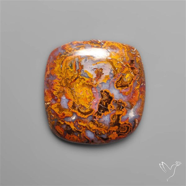 Moroccan Seam Agate Cabochon