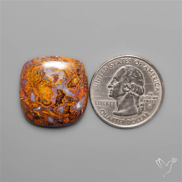 Moroccan Seam Agate Cabochon