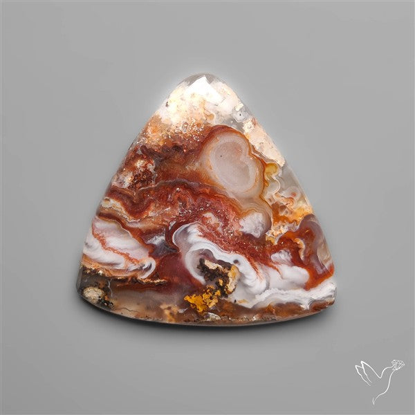 Mexican Fire Agate Cabochon