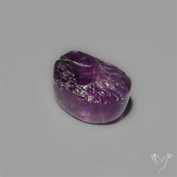 Raw Face Amethyst (Flat Back)