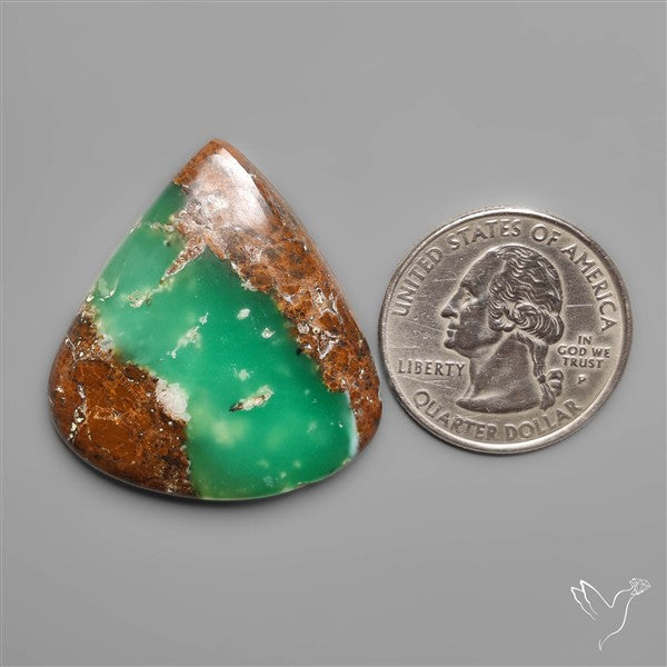 Boulder Chrysoprase Cabochon