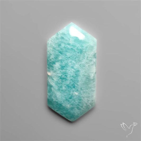 Flashy Peruvian Amazonite Cabochon