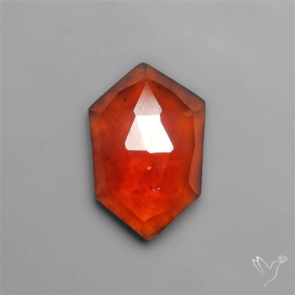 Rose Cut Hessonite Garnet