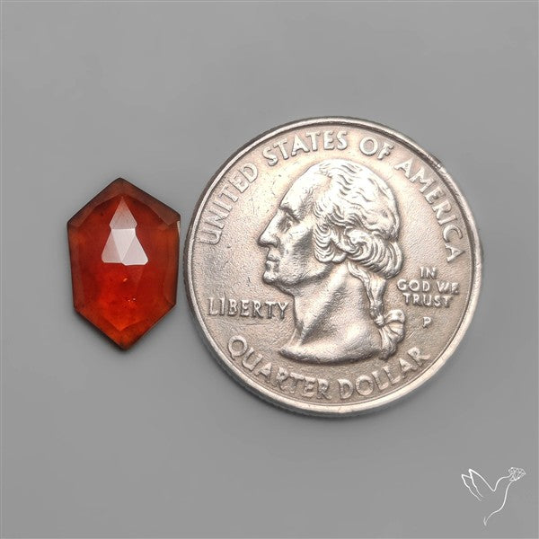 Rose Cut Hessonite Garnet
