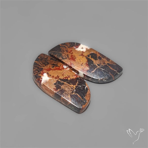 Native Copper Cabochons Pair