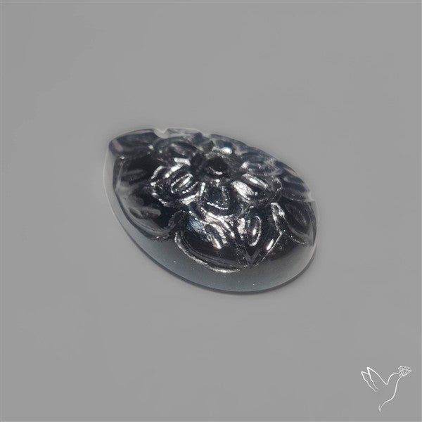 Black Obsidian Mughal Carving