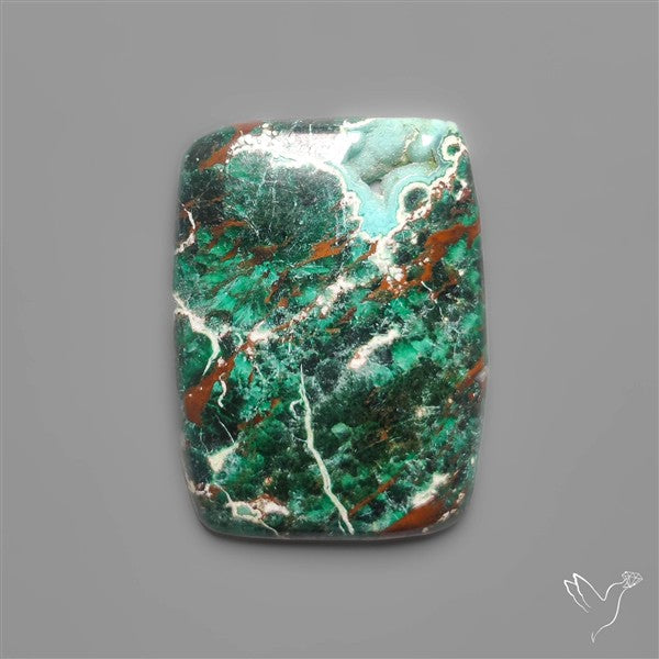 Parrot Wing Chrysocolla Cabochon