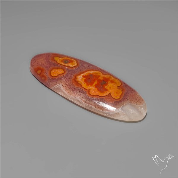 Selected Botryoidal Seam Agate Cabochon