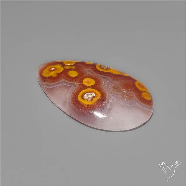 Selected Botryoidal Seam Agate Cabochon