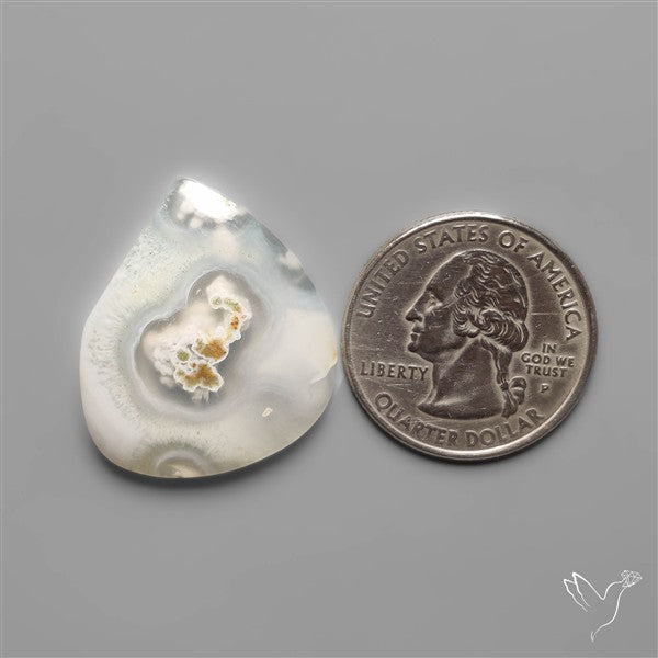White Horse Canyon Moss Agate Cabochon