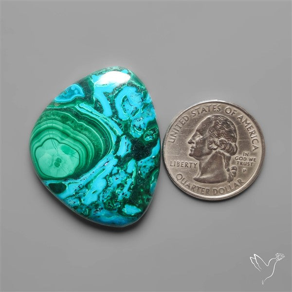 Chrysocolla Malachite Cabochon