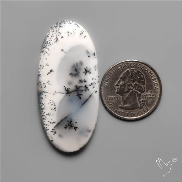 Dendritic Opal Cabochon