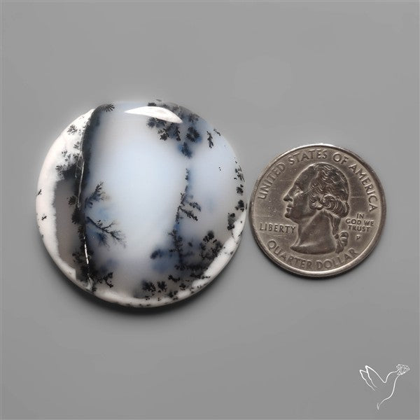 Dendritic Opal Cabochon