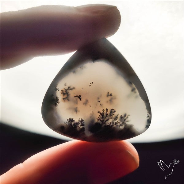 Dendritic Opal Cabochon