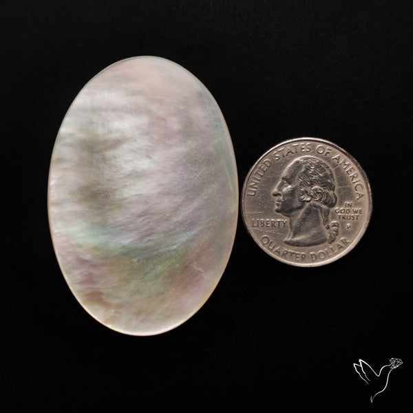 Large Mother Of Pearl Cabochon