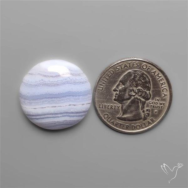 Blue Lace Agate Cabochon