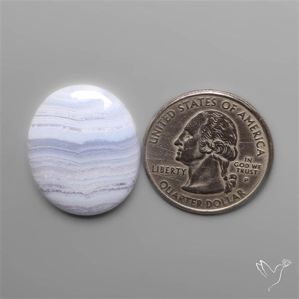Blue Lace Agate Cabochon