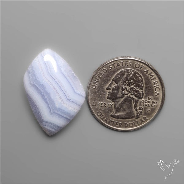 Blue Lace Agate Cabochon