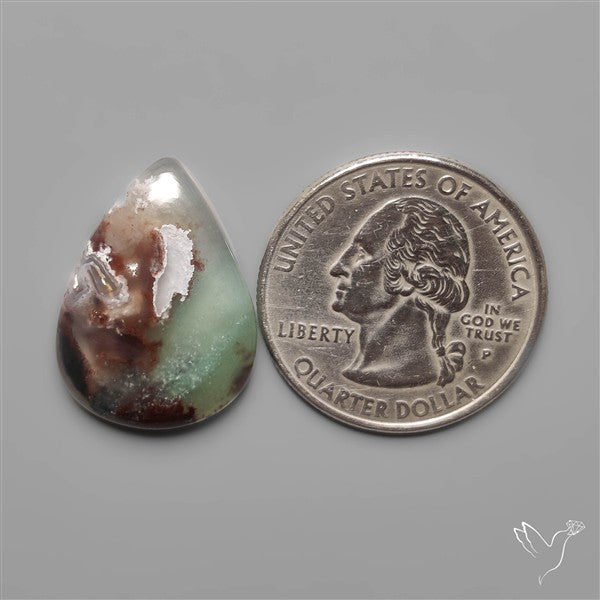 Gem Aquaprase Cabochon
