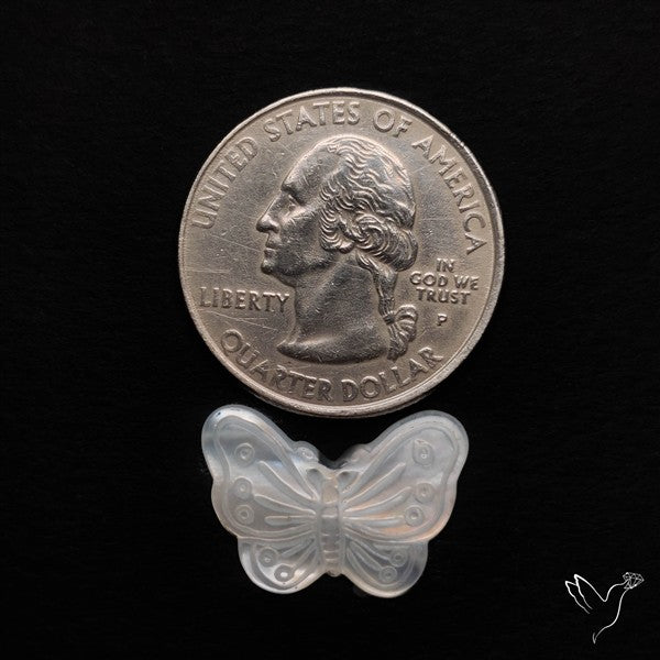 Mother of Pearl Butterfly Carving