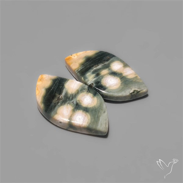 Orbicular Ocean Jaspers Pair