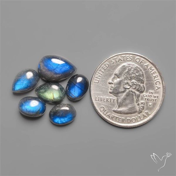 Blue Spectrolite Lot