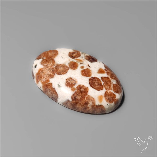 Garnet In Limestone Cabochon