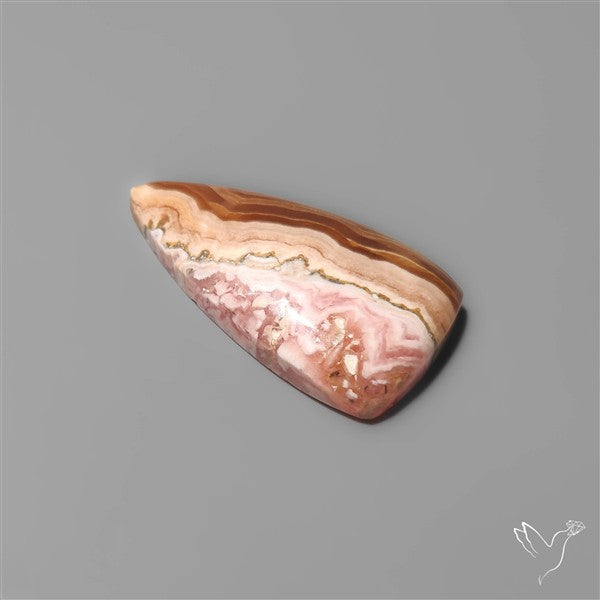 Plume Rhodochrosite Cabochon