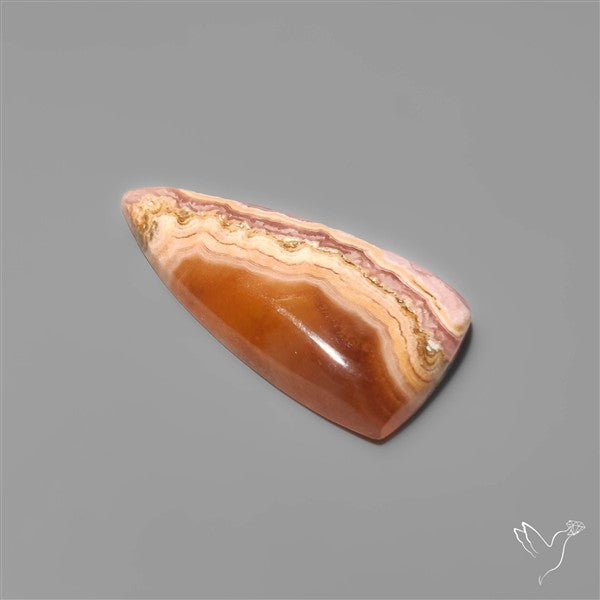 Plume Rhodochrosite Cabochon