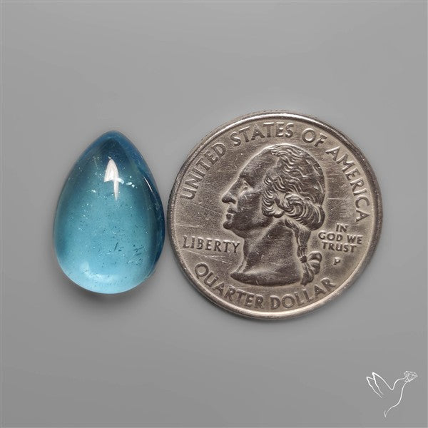 Aquamarine Cabochon High Grade Gemmy