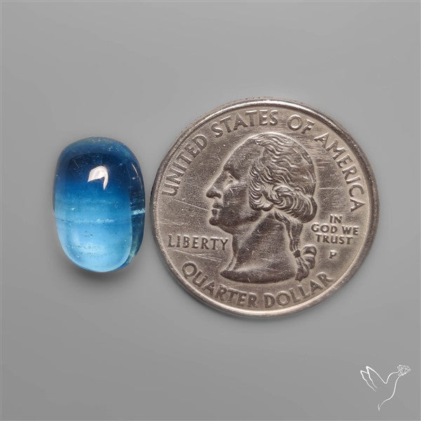Aquamarine Cabochon High Grade Gemmy