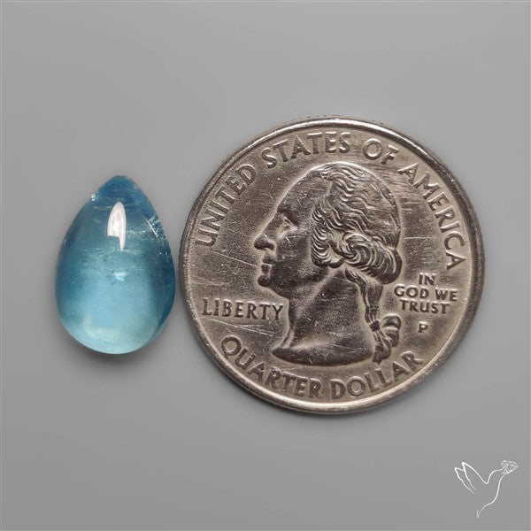 Aquamarine Cabochon High Grade Gemmy